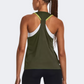 Under Armour Knockout Women Training Tank Green/Lime Yellow