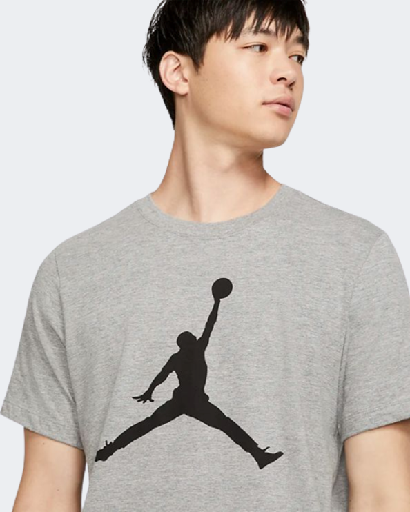 Nike Jordan Jumpman Men Basketball T-Shirt Carbon Heather Cj0921-091