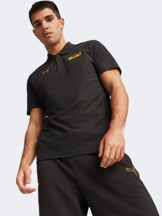 Puma Essential Men Lifestyle Polo Short Sleeve Black