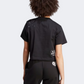 Adidas Scribble Embroidery Women Sportswear T-Shirt Black/White