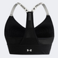 Under Armour Project Rock Infinity Mid Women Training Bra Black/Ivory