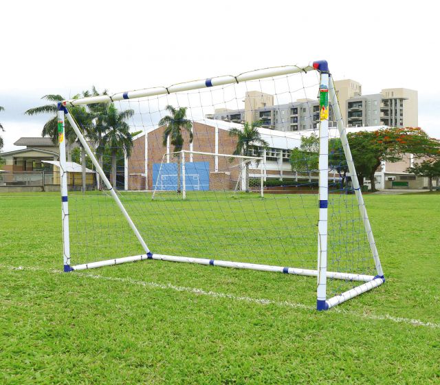 Outdoor Play Sports Goal (8Ft) Unisex Outdoor White  Jc-7250A