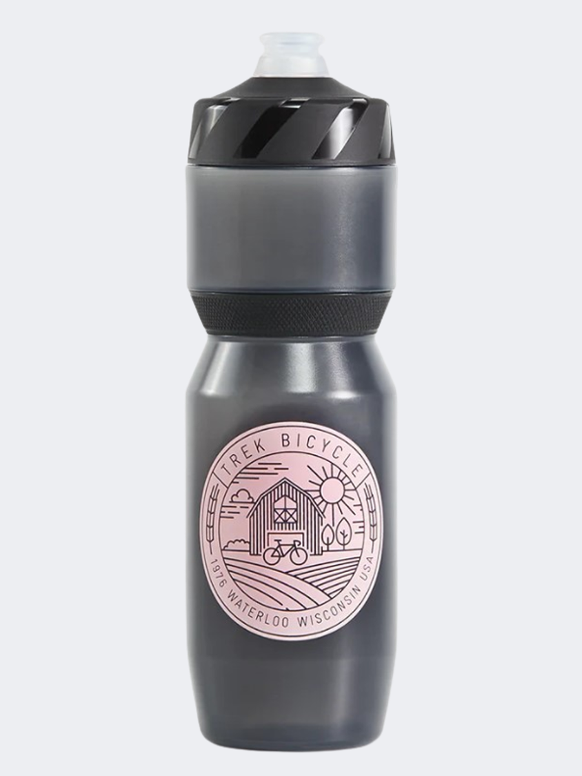 Bontrager Voda Flow 26 Oz Biking Water Bottle Black/Pink