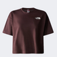 The North Face Nuptse Face Women Lifestyle T-Shirt Coal Brown