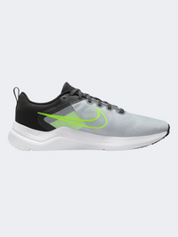 أحذية جري رجالي Nike Downshifter 12 باللون الرمادي/أبيض/أسود