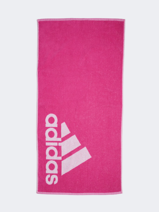 Adidas Small Unisex Swim Towel Pink/White