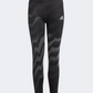 Adidas Dance Aeroready High-Waisted Printed Women Sportswear Tight Grey/Black