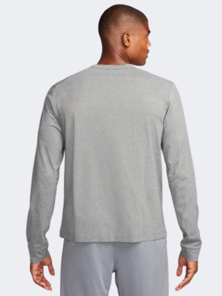 Nike Uv Hyverse Men Training Long Sleeve Grey Heather/Black