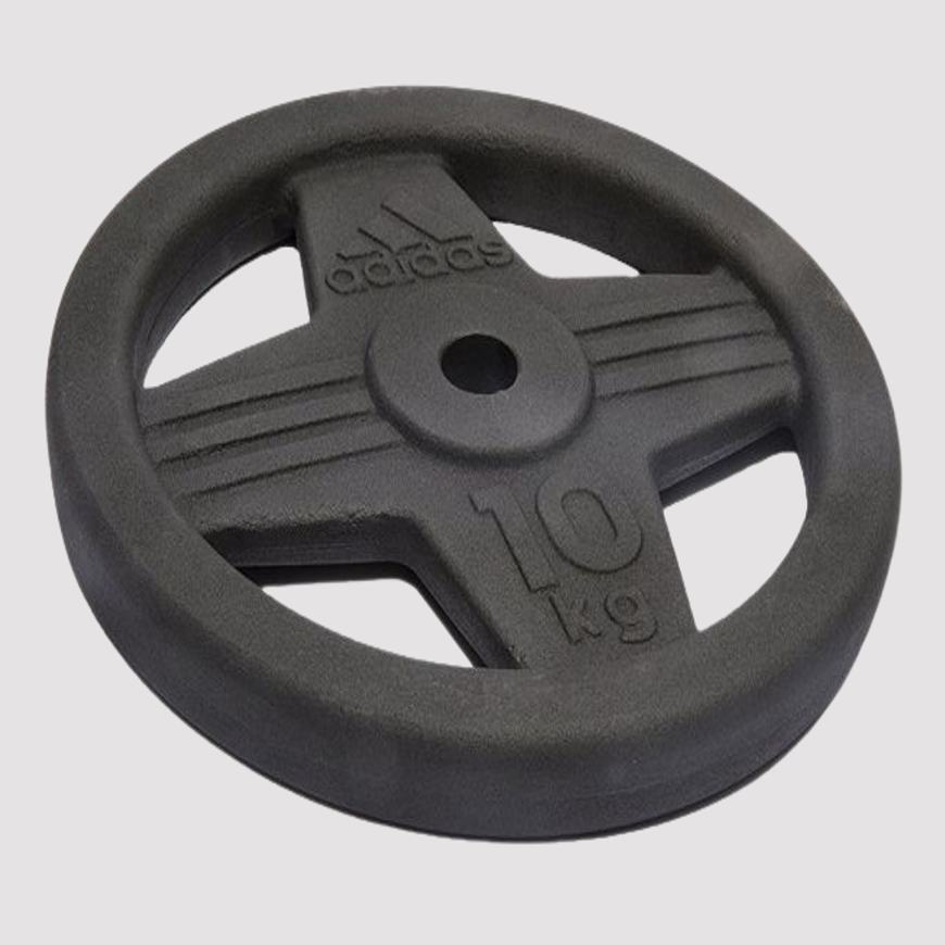 Adidas Accessories Weight 10Kg, 25Mm Body-Building Plate Black