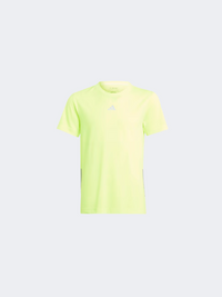 Adidas 3S Kids-Boys Sportswear T-Shirt Lucid Lemon/Silver