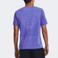 Under Armour Seamless Stride Men Running T-Shirt Royal Reflective