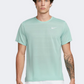 Nike Miler Breathe Men Running T-Shirt Mineral/Silver