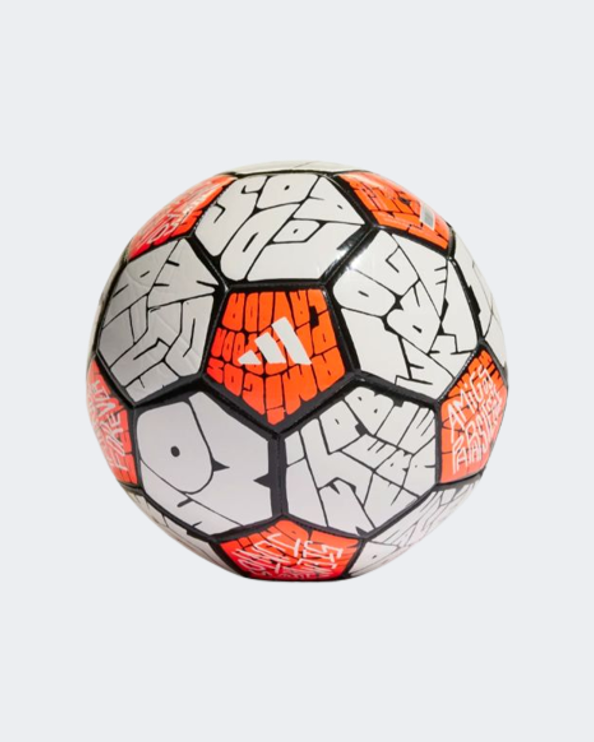 Adidas Messi Club Unisex Football Ball White/Orange He3814