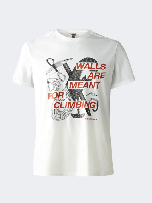 The North Face Outdoor S/S Graphic  Men Lifestyle T-Shirt White
