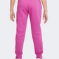 Nike Sportswear Club Fleece Girls Lifestyle Pant Fuchsia/White