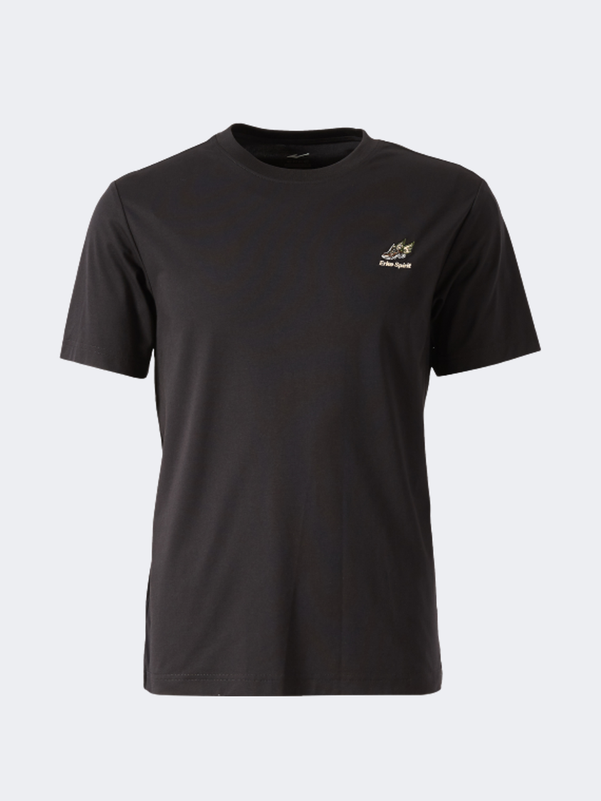 Erke Crew Neck Men Lifestyle T-Shirt Black