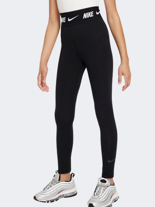 Nike Favourites Girls Lifestyle Tight Black/Grey