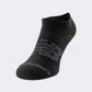 New Balance Flat Knit No Show 3 Pack Unisex Lifestyle Sock Black Las03223-Bk