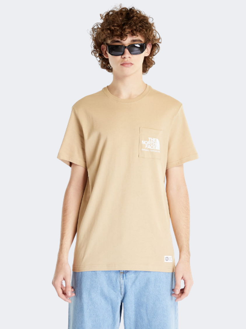 The North Face Berkeley California Men Lifestyle T-Shirt Khaki Stone