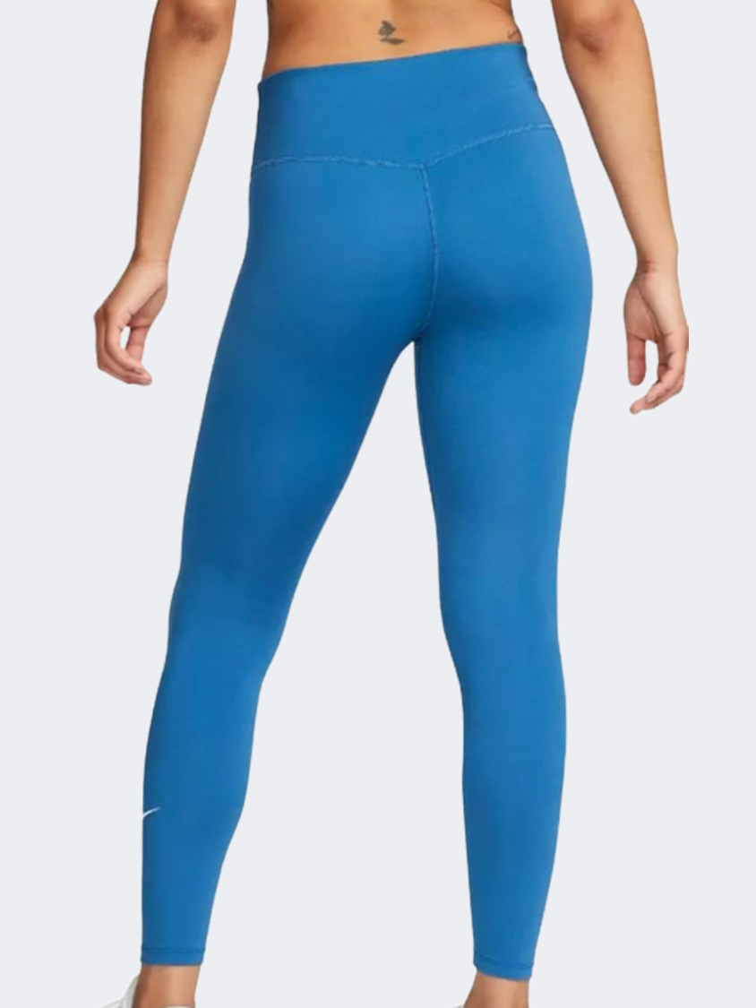 Nike One Df Mr Tgt Industrial Women Training Tight Blue/White