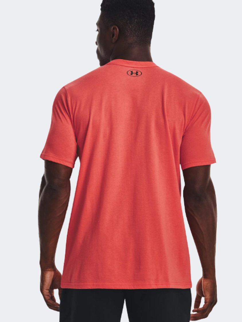 Under Armour Project Rock Iron Circle Men Training T-Shirt Vermillian