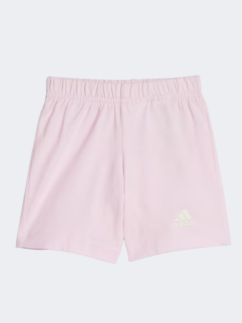 Adidas Girls Sportswear Set Ivory/Clear Pink