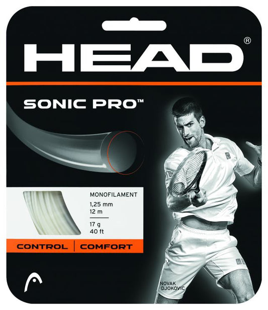 Head Sonic Pro 17 Tennis Strings White