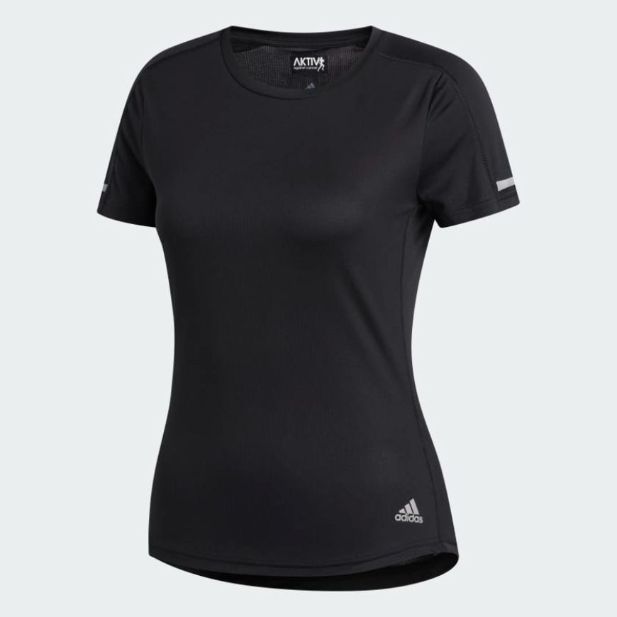 Adidas Run It Tee Women Running T-Shirt Black