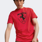 Puma Ferrari Race Tonal Big Shield Men Lifestyle T-Shirt Rosso Corsa