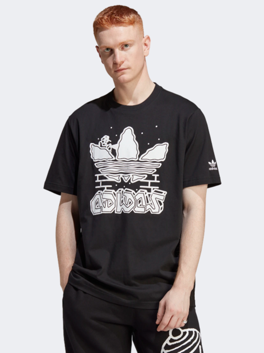 Adidas Graphics Hack The Elite Men Original T-Shirt Black