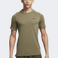 Nike Flex Rep Men Training T-Shirt Medium Olive/Black