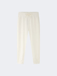 بنطال نسائي Erke Knitted Cropped Lifestyle أبيض