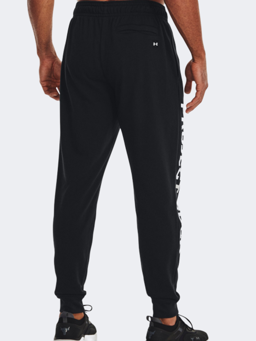 Under Armour  Project Rock Terry Men Training Pant Black/White