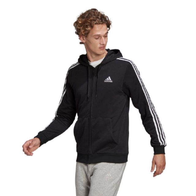 Adidas Essentials Men Lifestyle Hoody Black/White