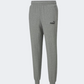 Puma Essentials Logo Men Lifestyle Pant Medium Grey
