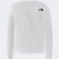The North Face Teen Graphic Kids Lifestyle Long Sleeve White/Black