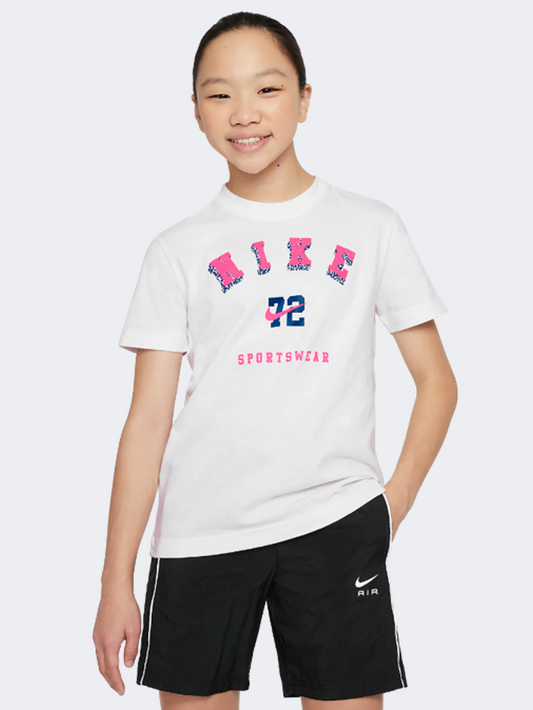 Nike Sportswear Girls Training T-Shirt White