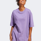 Adidas Dance Oversized Women Sportswear T-Shirt Purple