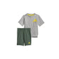 Adidas Badge Of Sport Summer Baby-Boys Training Suit Grey / Yellow