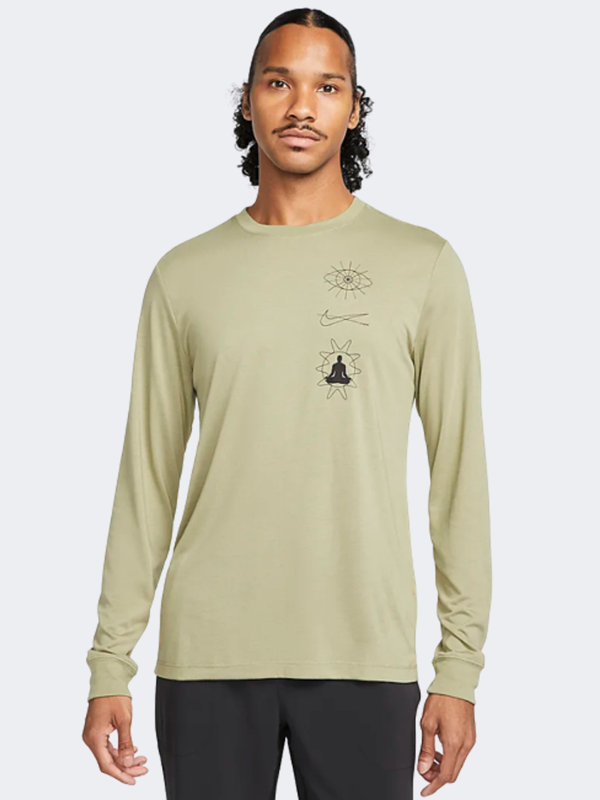 Nike Dri-Fit Men Training T-Shirt Olive