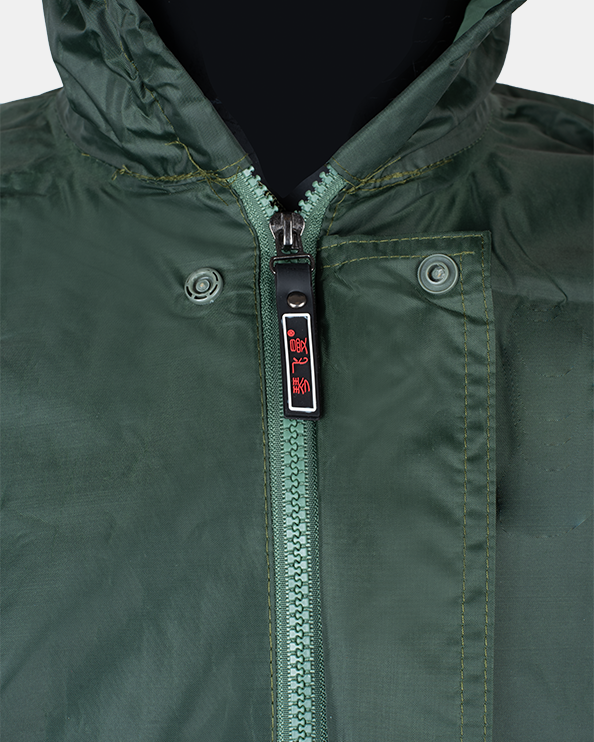 Topten Accessories Rain Coat Unisex Lifestyle Jacket Olive Rc03