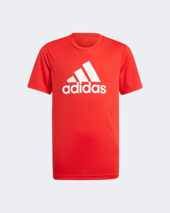 Adidas Designed To Move Kids-Boys Training T-Shirt Red / White