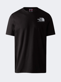 The North Face Coordinates تيشيرت لايف ستايل رجالي أسود/أبيض
